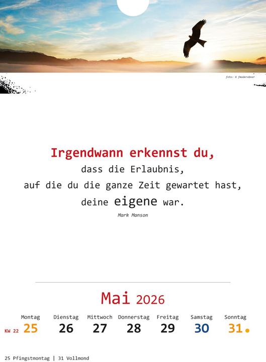 Produktbild Ich-Kalender 2026