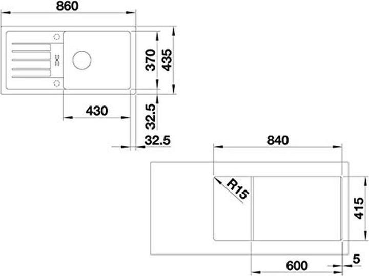Produktbild Blanco Favum XL 6 S (Einbauspüle mit Abtropffläche, 86 cm, 43.50 cm)