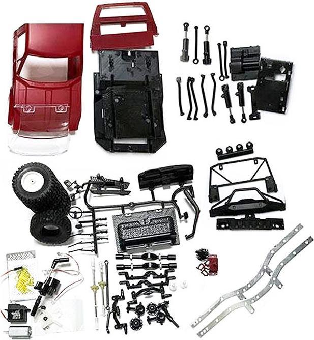 Produktbild Amewi AMX Pick-Up Truck Rot (Kit)