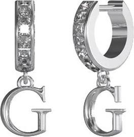 Immagine prodotto Guess Eleganti orecchini in acciaio con cristalli Huggie Me JUBE03148JWRHT/U