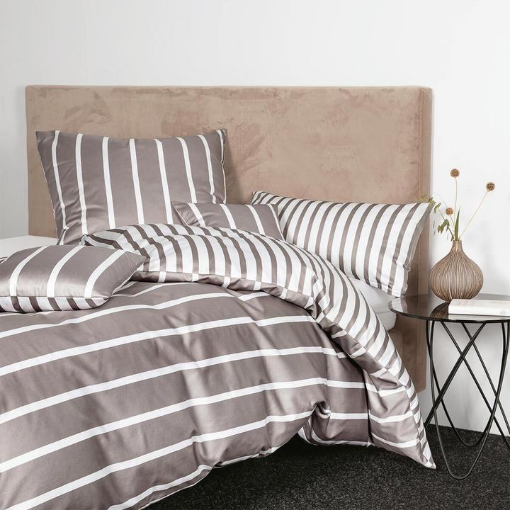 Produktbild Janine Mako-Satin Bettwäsche modern classic (Kopfkissenbezug, 40 x 80 cm)