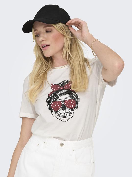 Produktbild Only Onlstella Life S/S Skull Top Cs Jrs (S)