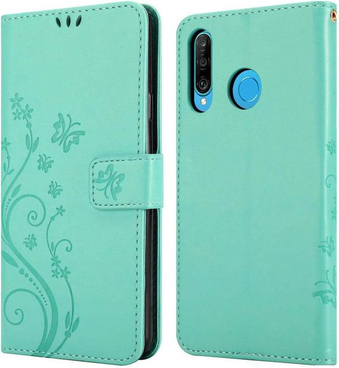 Produktbild Cadorabo Flower Book Cover (Huawei P30 Lite)