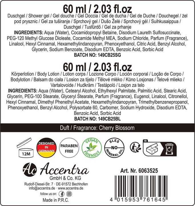 Produktbild Accentra Badeset ESSENTIAL BOTANICALS