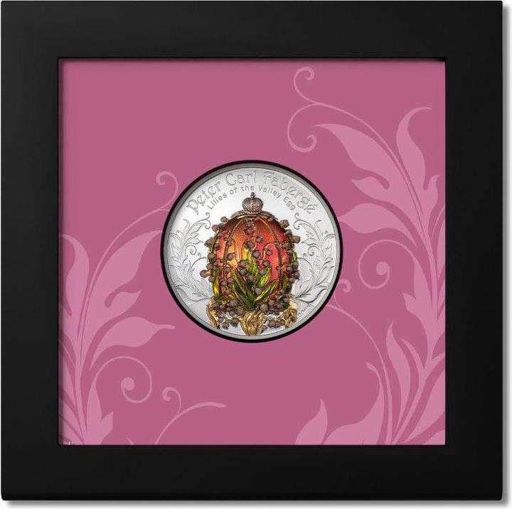 Immagine prodotto CIT Coin Invest Silber Fabergé - Lilies of the Valley 2 oz PP - High Relief 2025 (2025)