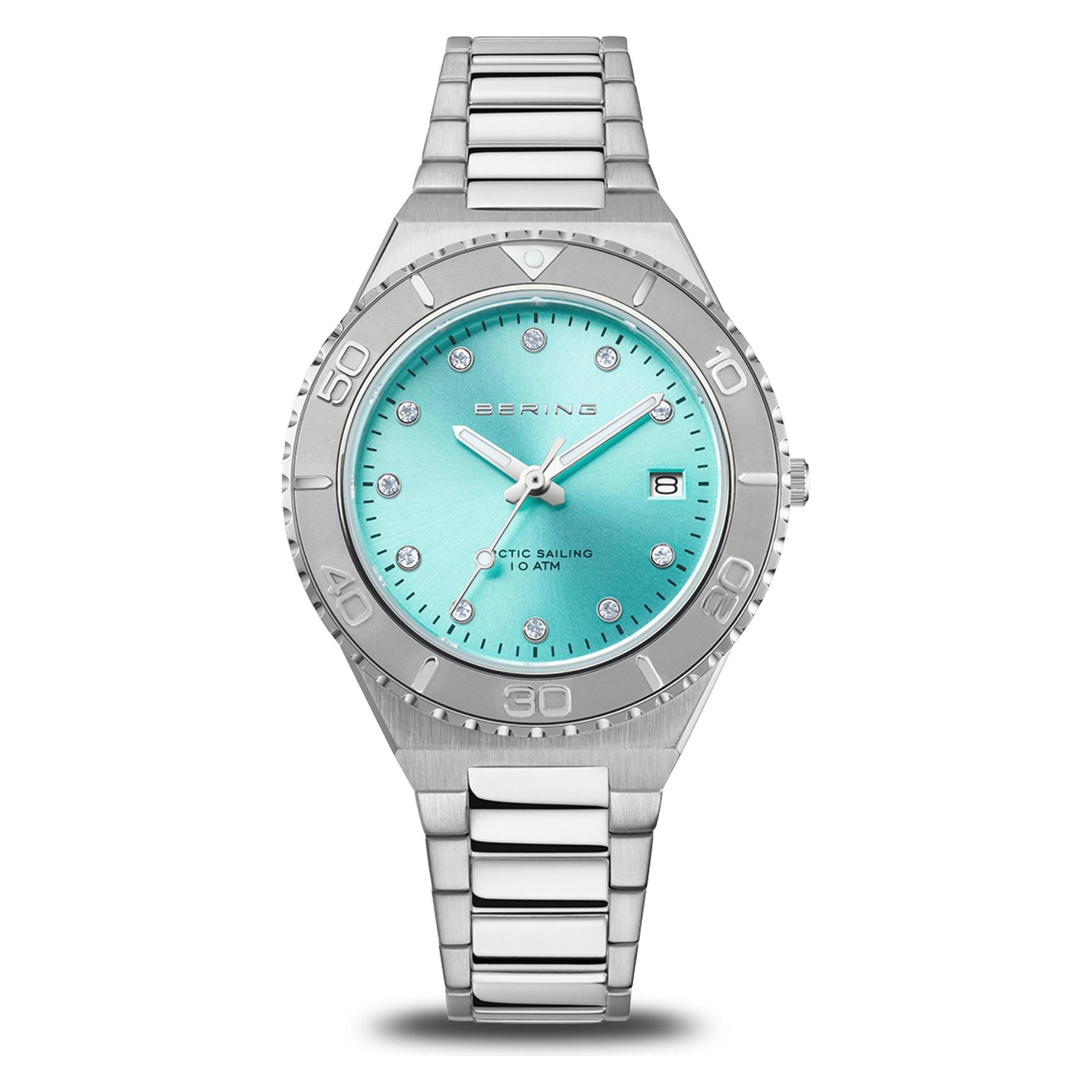 Bering, Horloge, Dameshorloge, Zilver, (Analoog Horloge, 36 mm)