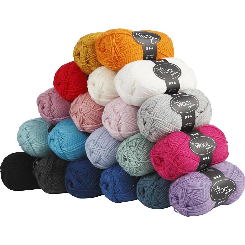 Creativ Company Baby Yarn, Filato + Lana