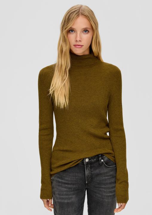 Produktbild s.Oliver Strickpullover Rollkragenpullover aus Feinstrick (XL)