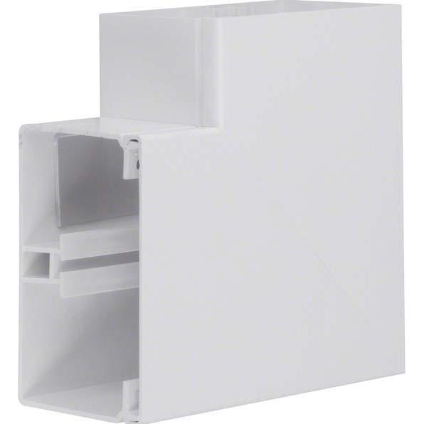 Hager, Leitungsführung, TEH L8765 7035 Flachwinkel zu FB80130, lichtgrau (8.20 cm)