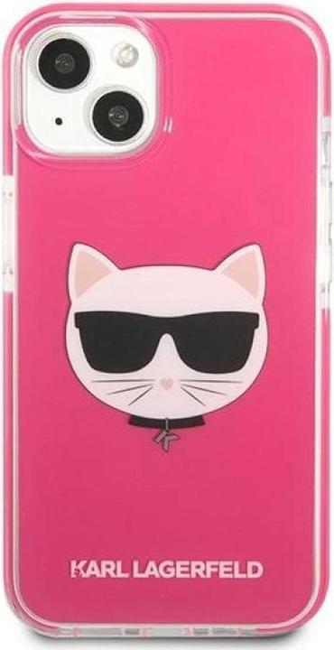 Produktbild Karl Lagerfeld KLHCP13MTPECPI iPhone 13 6,1" hardcase fuksja/fuschia Choupette Head (Apple iPhone 13)