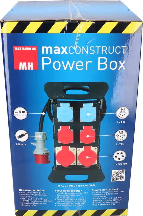Produktbild Max Hauri Baustromverteiler (6x, CEE 16/5, Typ 23, Typ 25)