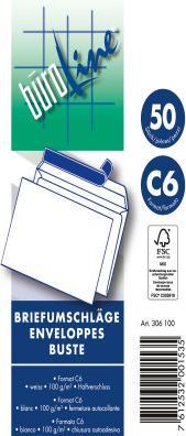 Actual product image BüroLine Envelope (C6, 50x)