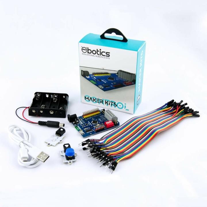 Actual product image Ebotics Training robot Maker Control Kit