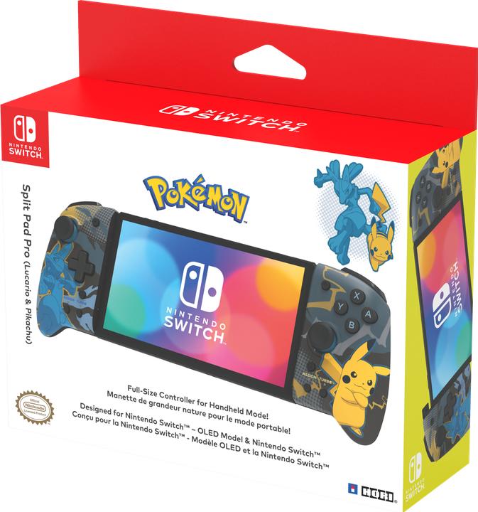 Actual product image HORI Split Pad Pro - Pikachu + Lucario (Switch OLED, Switch)