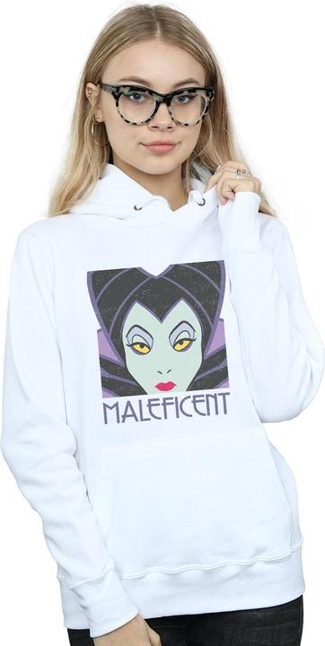 Immagine prodotto Disney Maleficent Cropped Head Felpa con Cappuccio Donna (L)