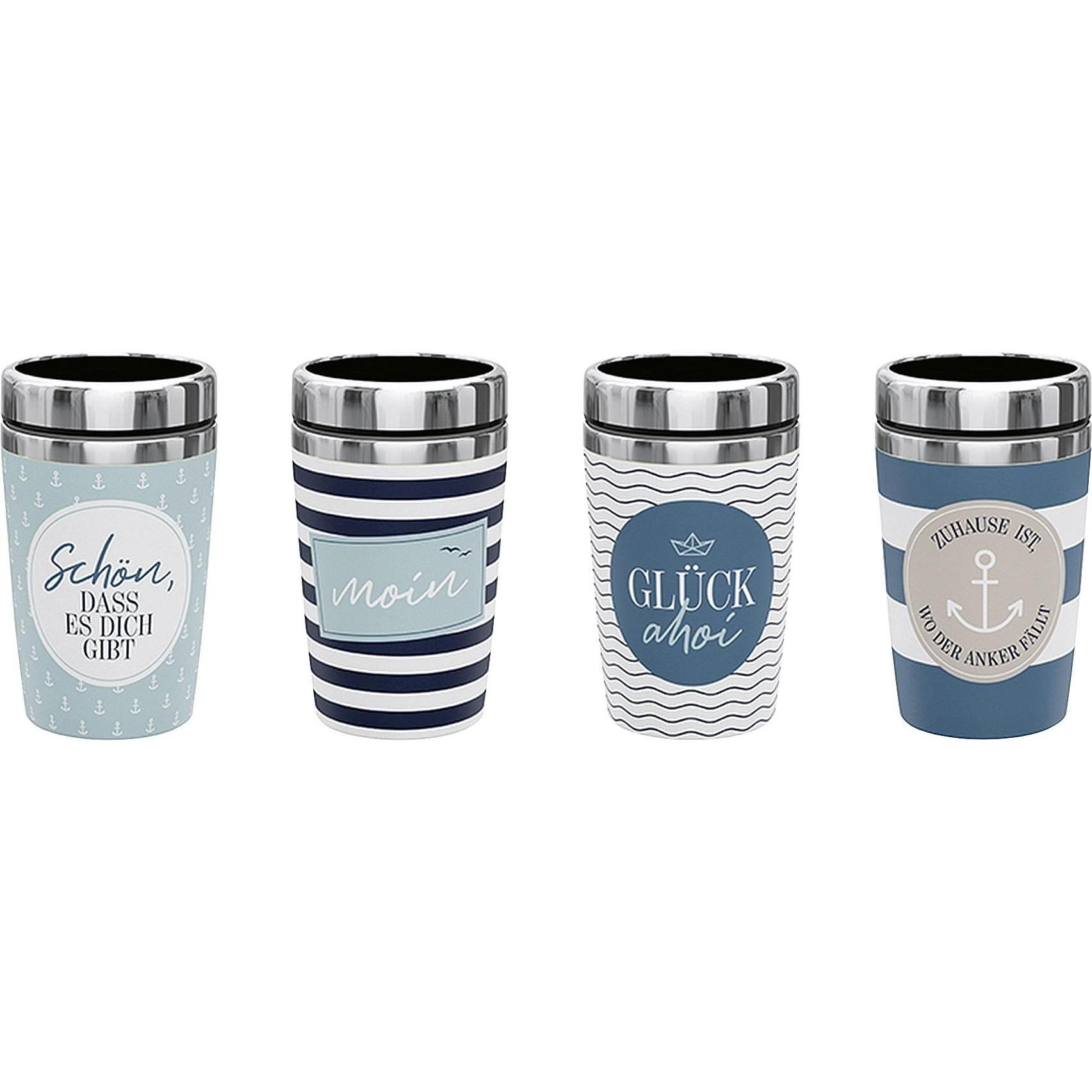 La Vida, Tasse, DP Becher to go Ahoi 12st sort (240 ml, 12 x)