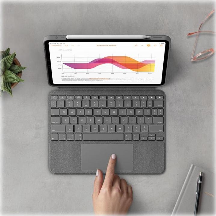 Actual product image Logitech COMBO TOUCH FOR IPAD (10TH GEN) (Eng. Int., Apple iPad 2022 (10th Gen))