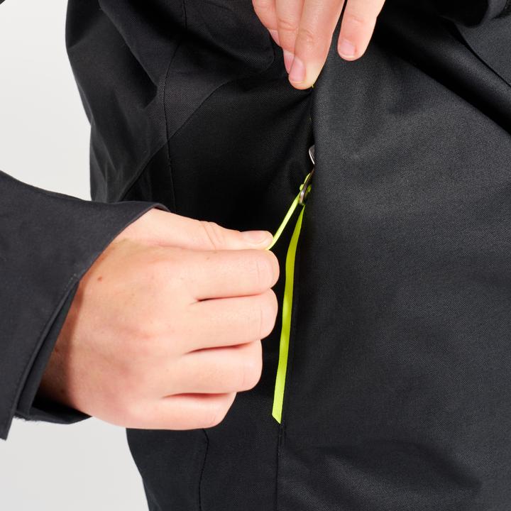 Produktbild Tribord Regenjacke Segeljacke Kinder wasserdicht winddicht - Sailing 300 dunkelgrau (140)