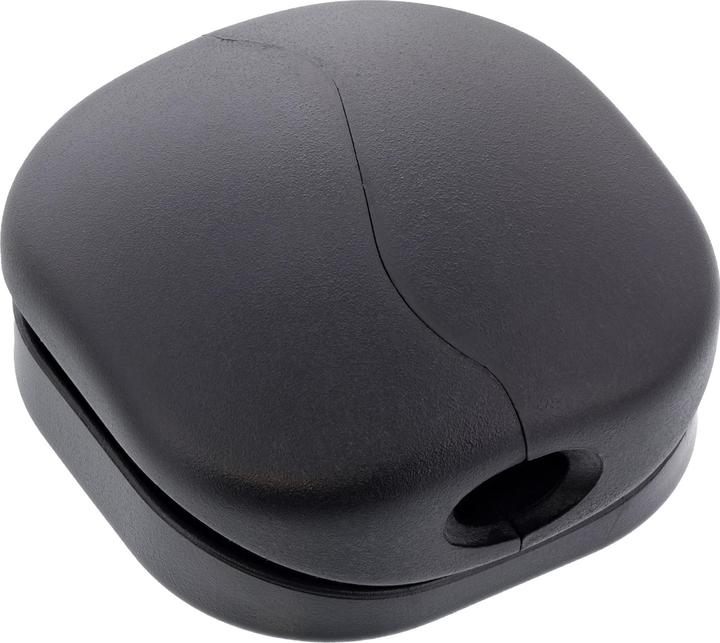 Produktbild InLine 10er Pack ® Click Kabelmanager 1-Line, schwarz