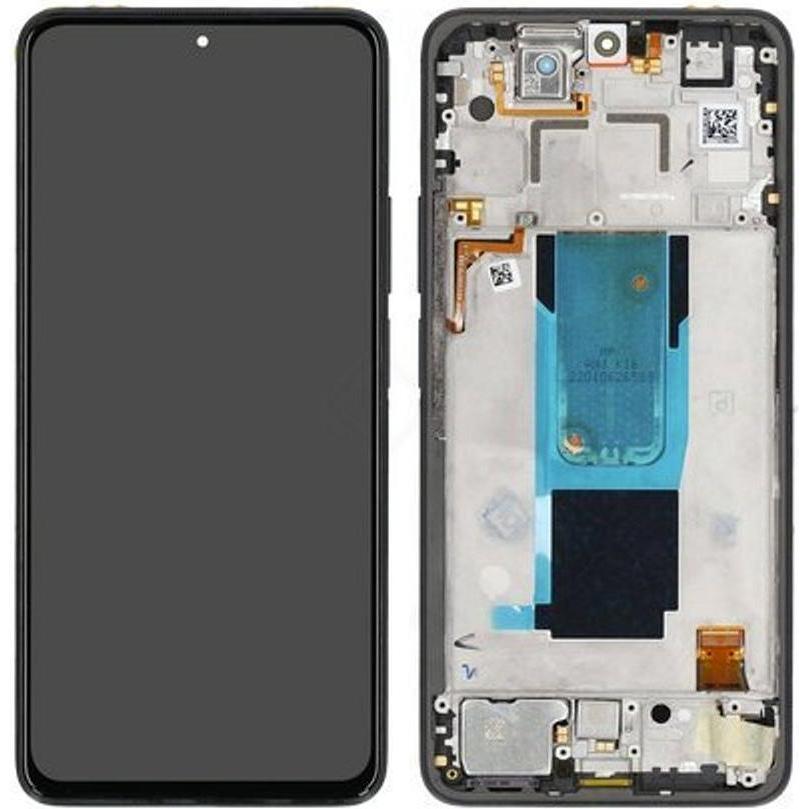 Xiaomi LCD + Touch + Frame für Redmi Note 11 Pro+ 5G - mysterious black, Mobilgerät Ersatzteile, Sch
