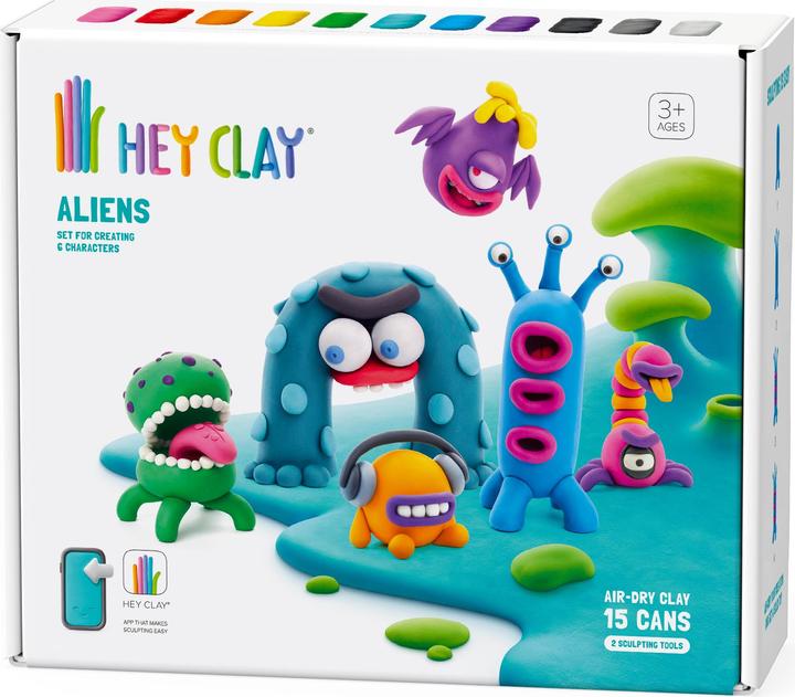 Actual product image Hey Clay Aliens