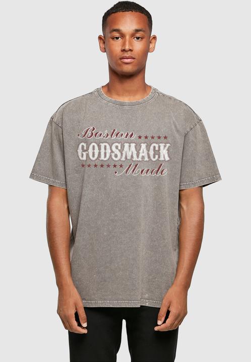 Produktbild Merchcode Godsmack - Boston Made Acid Washed Oversize Tee - 138045 (M)