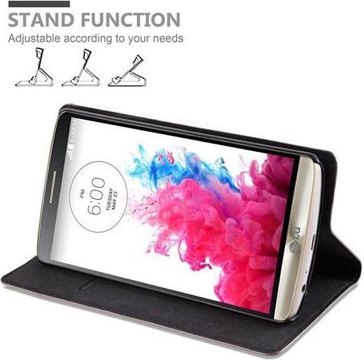 Productafbeelding Cadorabo Boek Onzichtbare Magneethoes (LG G3)