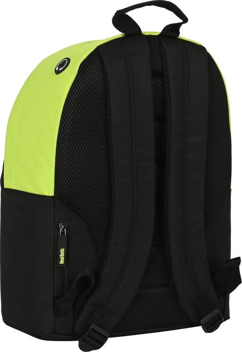 Actual product image Real Betis Balompié school rucksack 31 x 41 x 16 cm black neon green