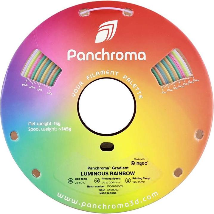 Produktbild Polymaker Panchroma™ PLA Gradient Rainbows (PLA, 1.75 mm, 1000 g)