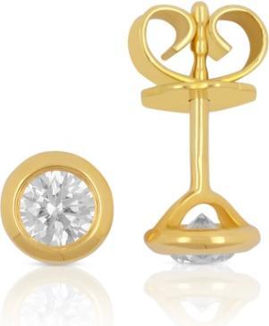 Immagine prodotto Muau Orecchini a perno (Oro bianco, Oro rosso o argento, Giallo oro)