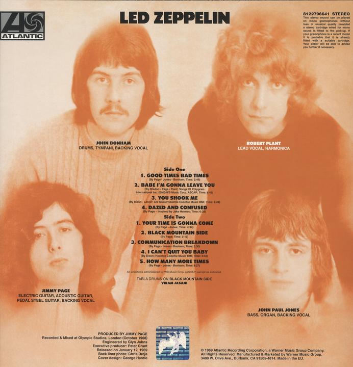 Actual product image Led Zeppelin (2014 Reissue) (Led Zeppelin, 2019)
