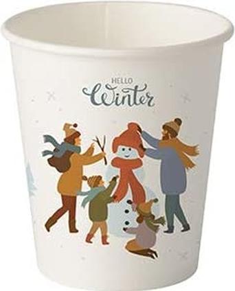 Actual product image Papstar Drinking Mug "Hello Winter (50x)