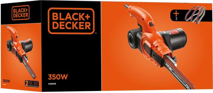 Actual product image Black & Decker Power file KA900E with Cyclonic Action dust extraction (Belt sanders, 350 W)