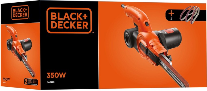 Immagine prodotto Black & Decker File di potenza KA900E con aspirazione della polvere ad azione ciclonica (Smerigliatrice, 350 W)