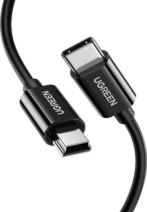 Produktbild Ugreen USB-C – Mini USB (1 m, USB 2.0, 18 W)