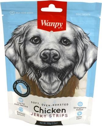 Produktbild Wanpy Soft Oven-Roasted Chicken Jerky Strips (1 Stk., 117 g)