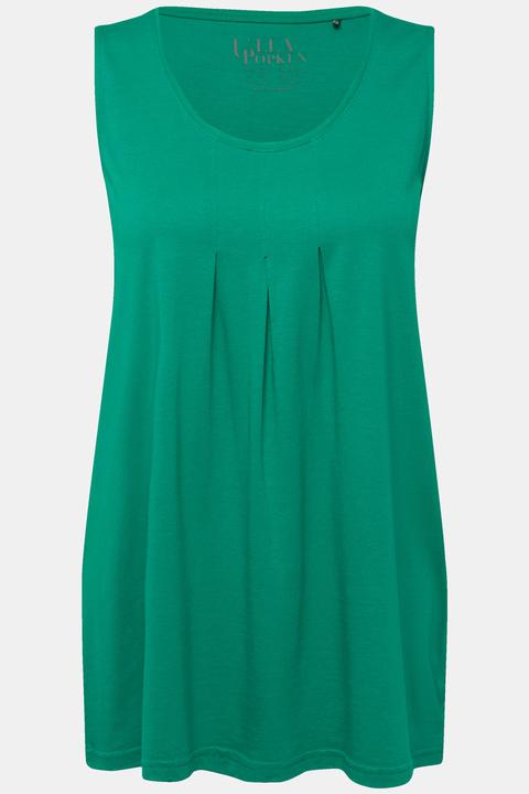 Actual product image Ulla Popken Essential Pleat Front Knit Tank (54)