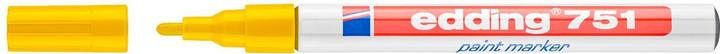 Produktbild Edding 751, Yellow, Multicolour, 1 colours, Bullet tip, Round, 400 °C (Gelb, 2 mm, 10 x)