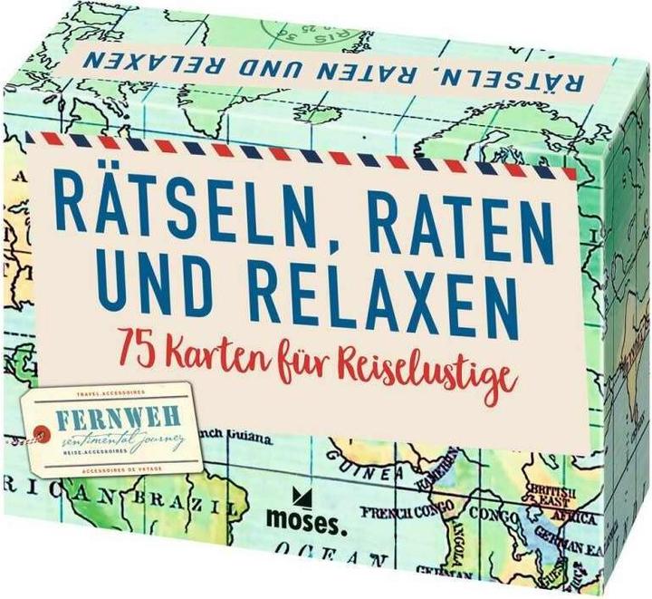 Produktbild MOS55050 - Rätseln, Raten und Relaxen, Quizspiel, 1+ Spieler, ab 12 Jahren (DE-Ausgabe) (Deutsch)