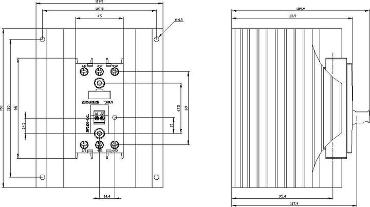 Produktbild Siemens Halbleiterschütz 50A 3-phasig