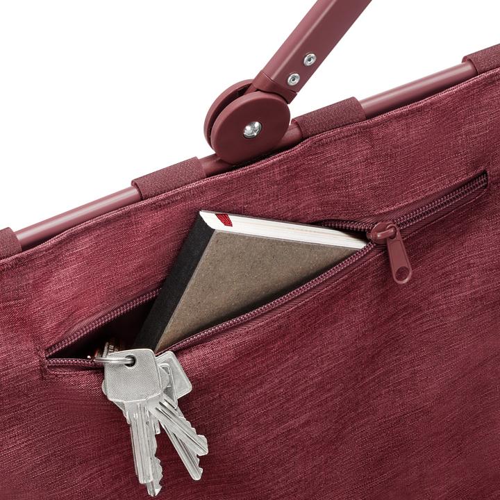 Actual product image reisenthel carrybag twist maroon