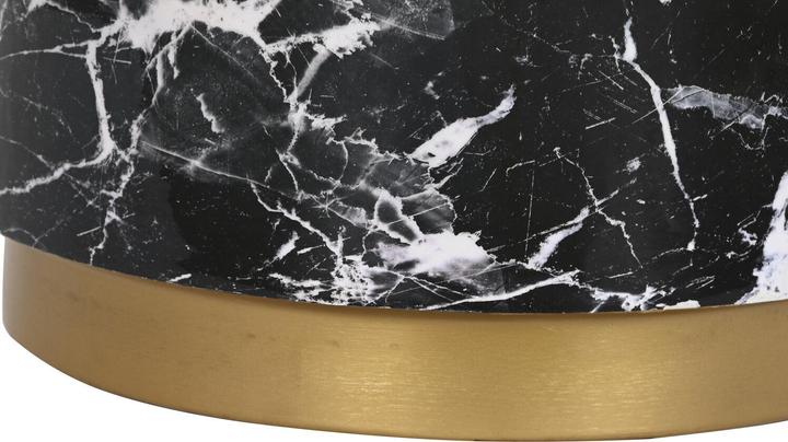 Productafbeelding DKD Home Decor Side table Black Iron 50 x 50 x 45 cm (50 x 50 x 45 cm)