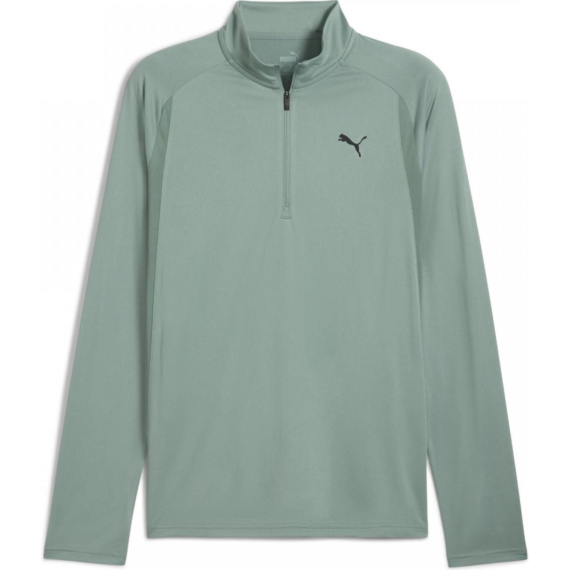 Puma, Herren, Sportshirt, M TAD TECH Fabric Mix 1/4 Zip (XXL), Schwarz, XXL