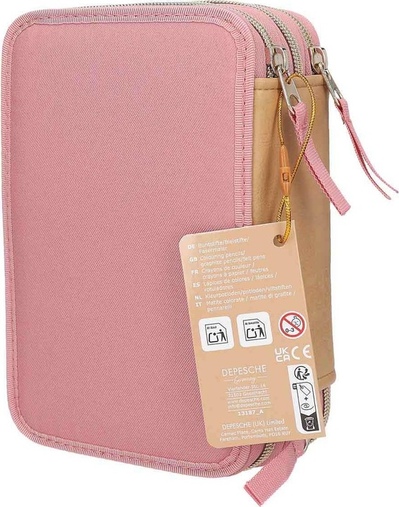 Immagine prodotto Schmidt Spiele Miss Melody - Triple Pencil Case DUSTY ROSE