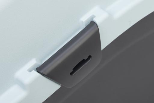 Actual product image Beeztees Katzentoiletten Romeo (Cat litter box closed, Cat litter tray open)