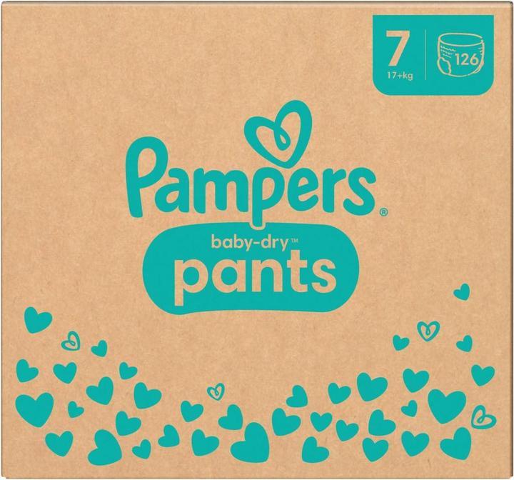Image du produit Pampers Baby-Dry Pants (Taille 7, Pack mensuel, 126 pièce(s))