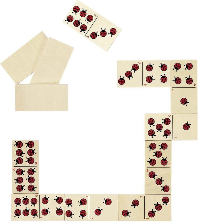 Produktbild Goki Dominospiel Marienkäfer (Deutsch)