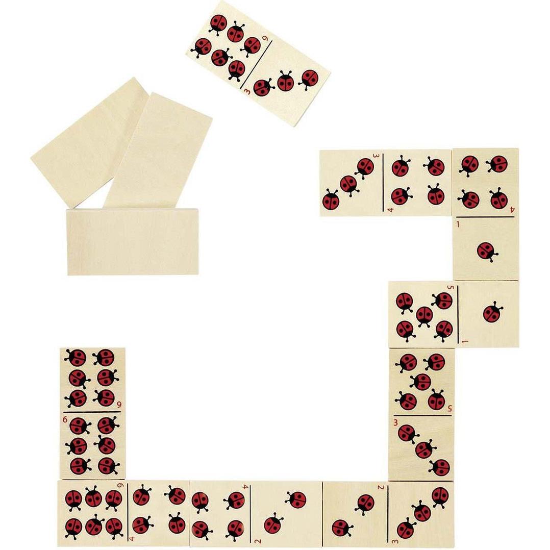 Goki Dominospiel Marienkäfer (Deutsch, 2 - 4 Spieler) (56716)