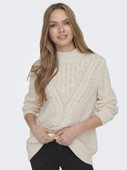Produktbild Only High Neck Zopfstrick Strickpullover (S)