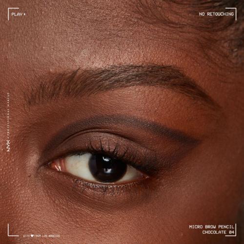 Actual product image NYX Professional Make-Up Micro Brow Pencil (Chocolate)